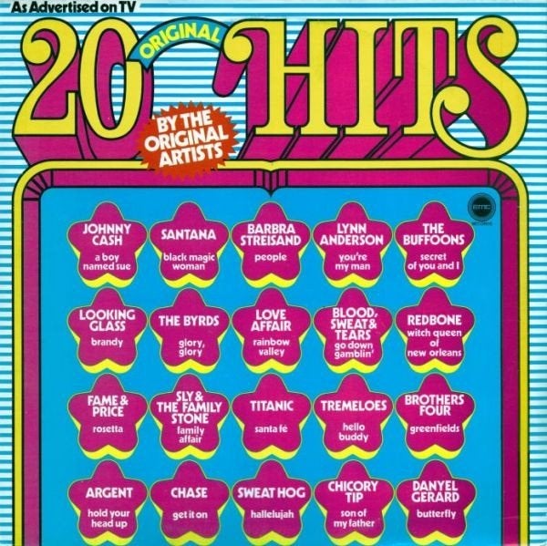 LP 20 Original Hits by the Original Artists (1973), LP, Gebruikt, Ophalen of Verzenden, 12 inch