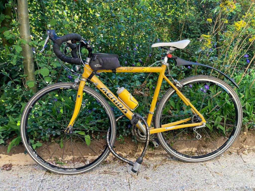 Merida Racefiets Geel - extreme 905, Gebruikt, Velgrem, Aluminium, 49 tot 53 cm