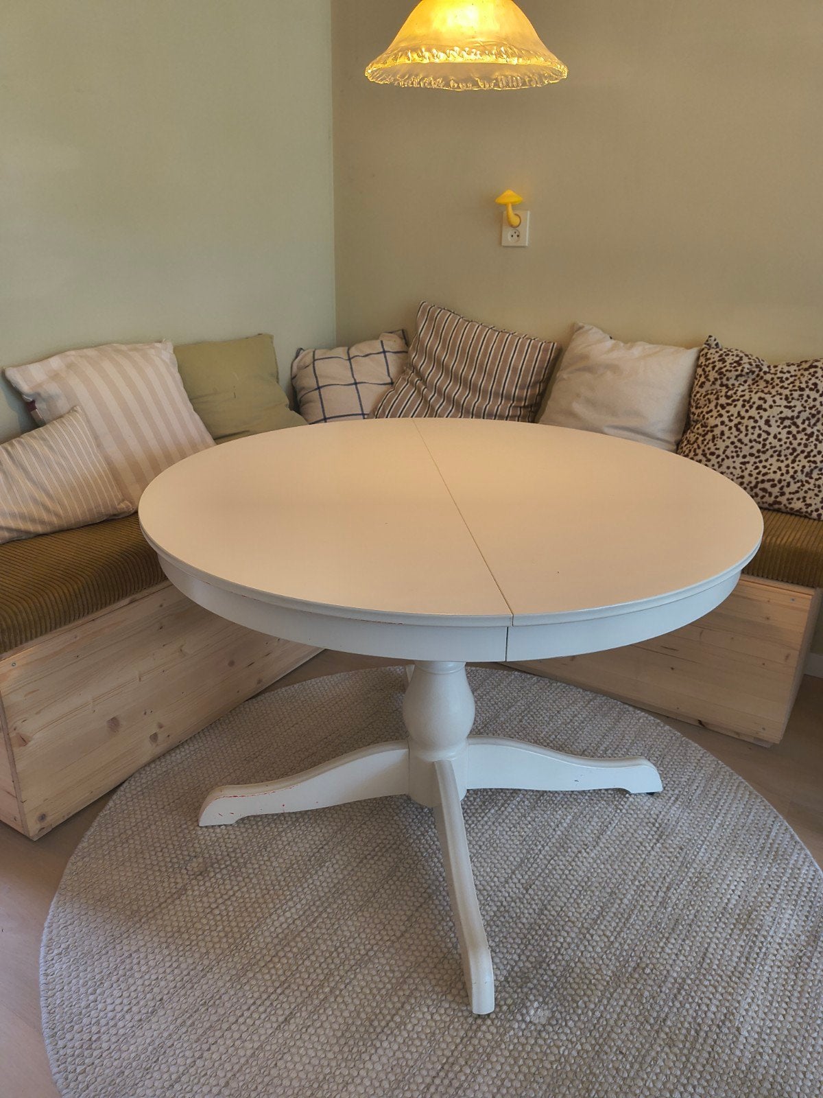 Ikea Ingatorp uitschuifbare tafel (110 / 155cm), Ophalen, Rond, 100 tot 150 cm, 100 tot 150 cm
