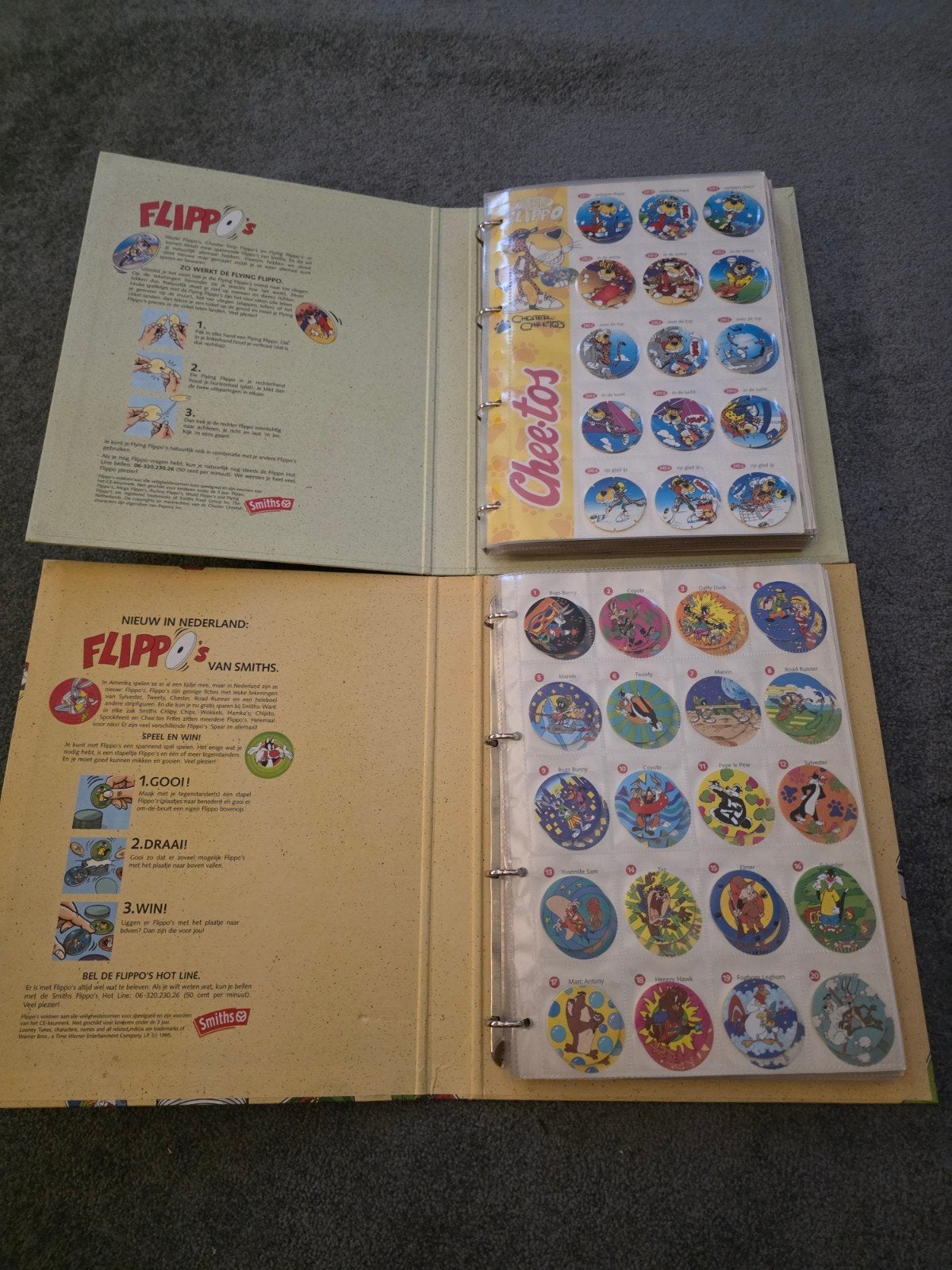 Complete flippo mappen set 1&2, Verzamelen, Flippo's, Verzameling, Adventure, Cheetos 24 Game, Chester Cheetos, Flying, Griezel