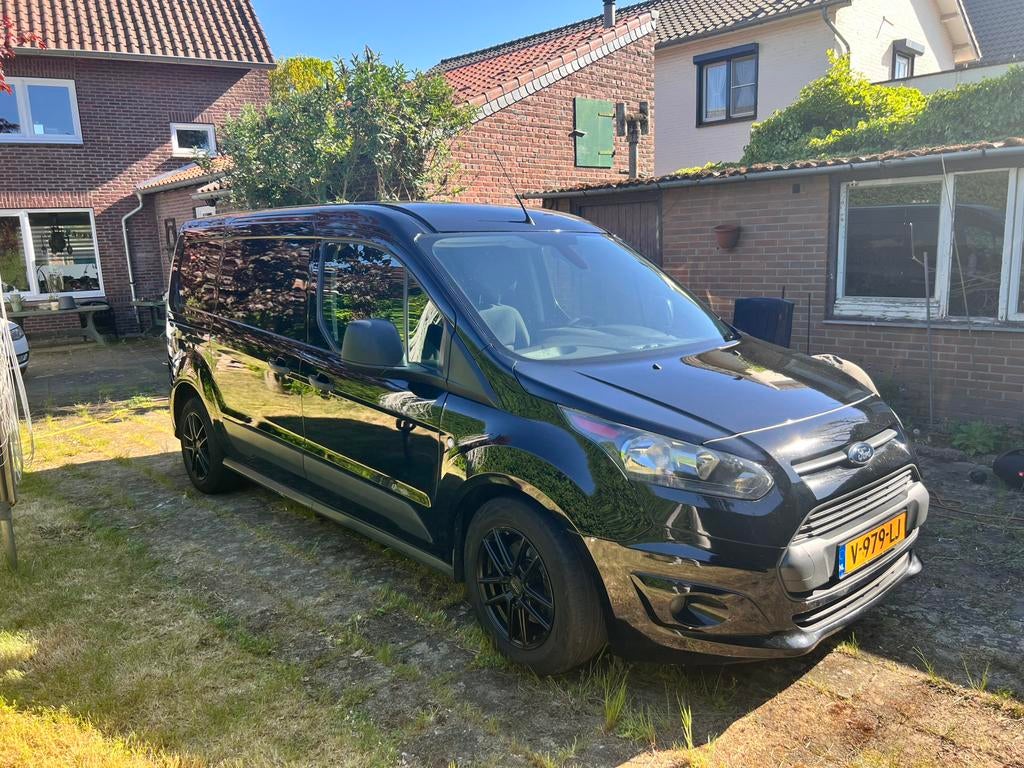 Ford Transit Connect 1.5 Tdci L2 74KW 100pk 2018, Auto's, Bestelauto's, Stof, 4 cilinders, 100 pk, Zwart