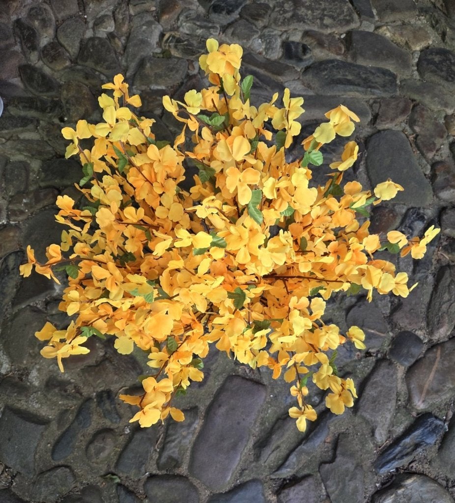 FORSYTHIA - KUNST TAK - KOOPJE 1 EURO, Huis en Inrichting, Woonaccessoires | Kunstplanten en Kunstbloemen, Nieuw, Ophalen of Verzenden