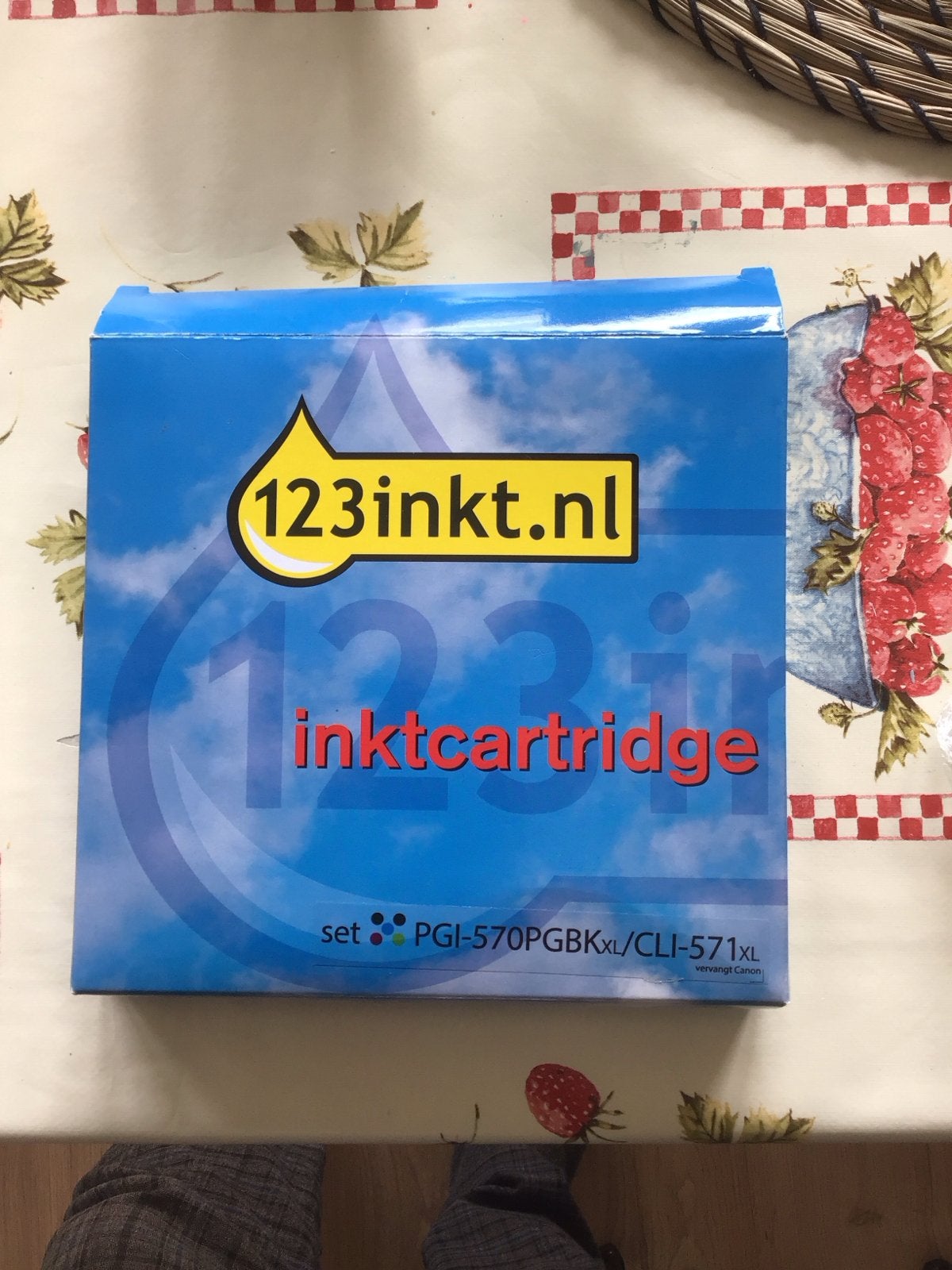 123 inkt set cartridges + extra zwarte cartridge, Ophalen, Gebruikt, Cartridge