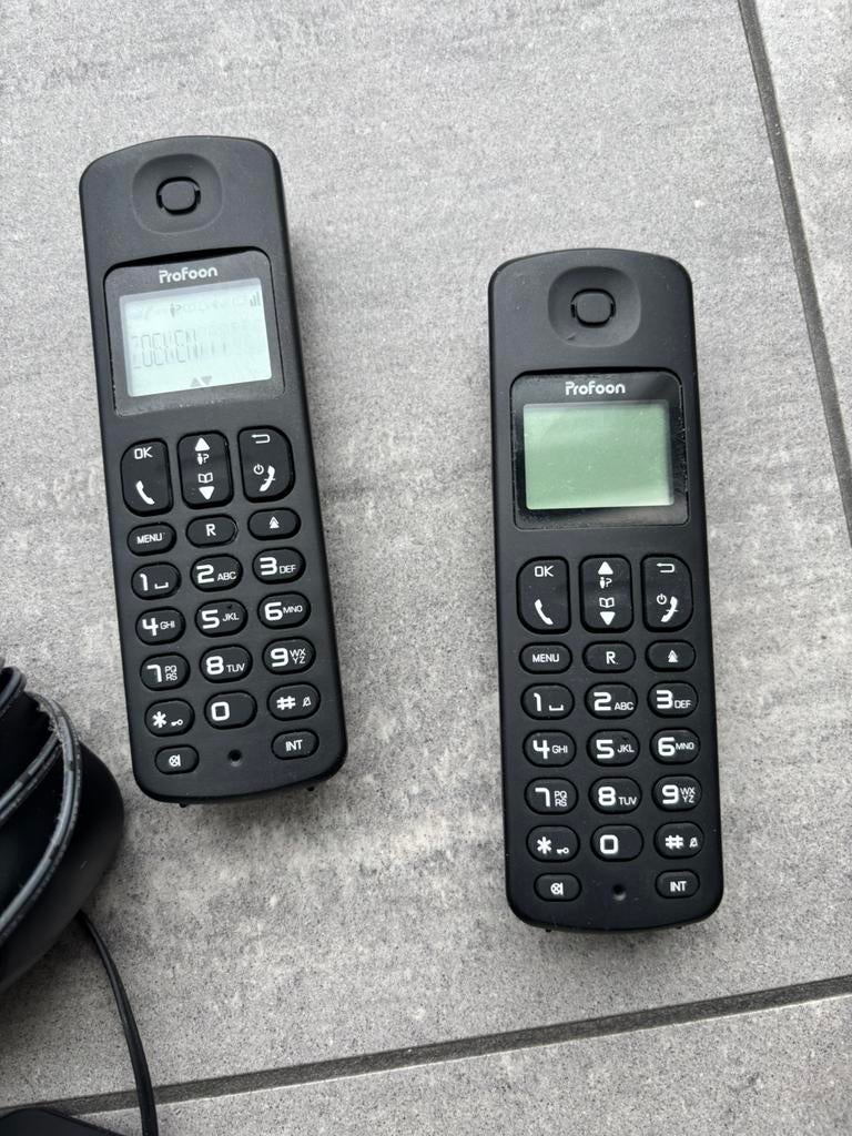 Telefoonset Profoon, Telecommunicatie, Vaste telefoons | Handsets en Draadloos, Ophalen of Verzenden, Zo goed als nieuw, 2 handsets