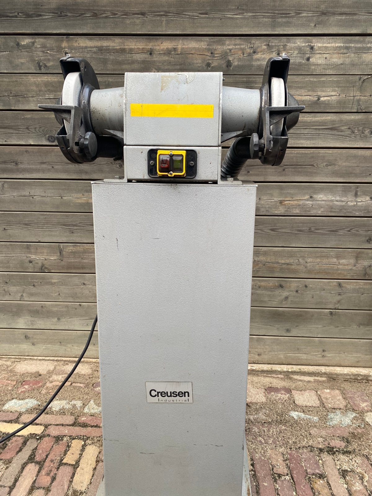 Creusen slijpmachine met afzuiging, Doe-het-zelf en Verbouw, Ophalen, Zo goed als nieuw, 1000 watt of meer, Werkbankslijpmachine