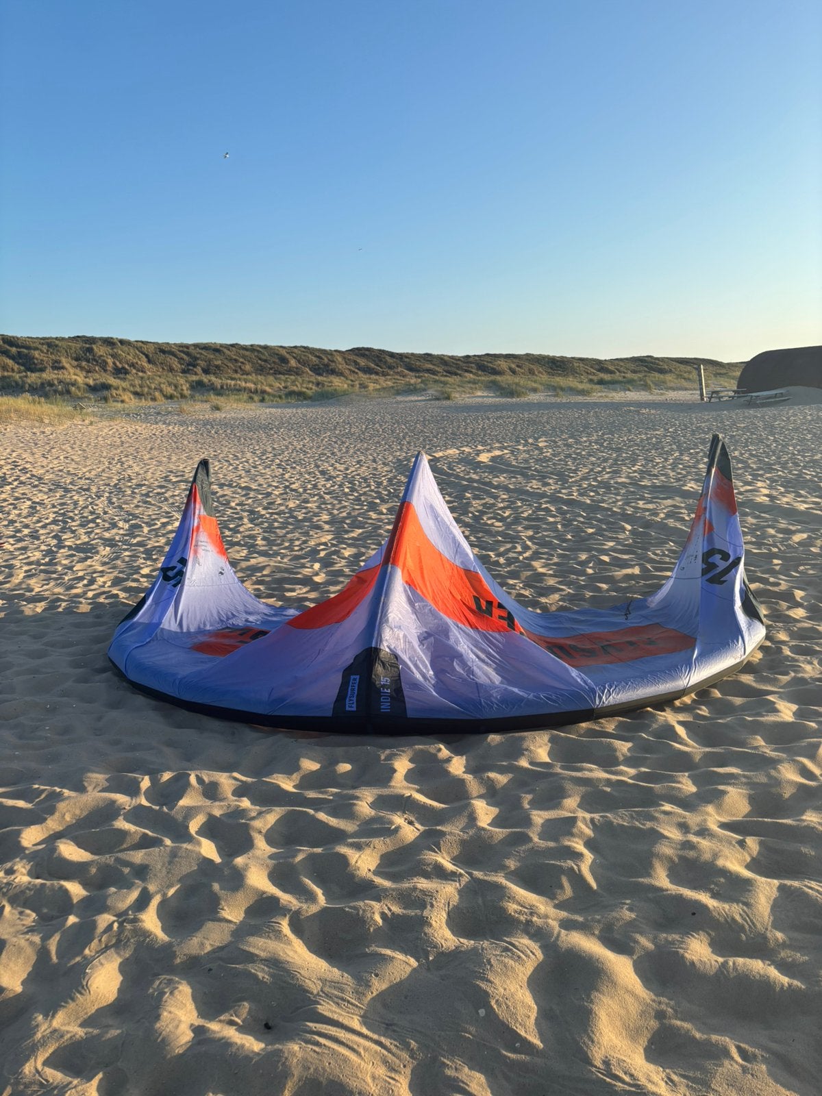 Flysurfer Indie 11m en 15m + bar, Watersport en Boten, Geen board, Ophalen of Verzenden, Zo goed als nieuw