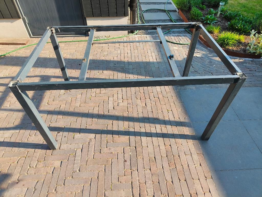 Aluminium tafel onderstel / werktafel frame, Ophalen, Gebruikt, Rechthoekig, Aluminium