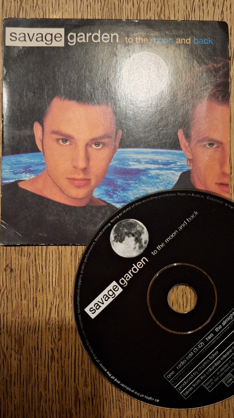 Savage Garden - To the Moon and Back CD Single, Ophalen of Verzenden, Gebruikt, Pop, Single