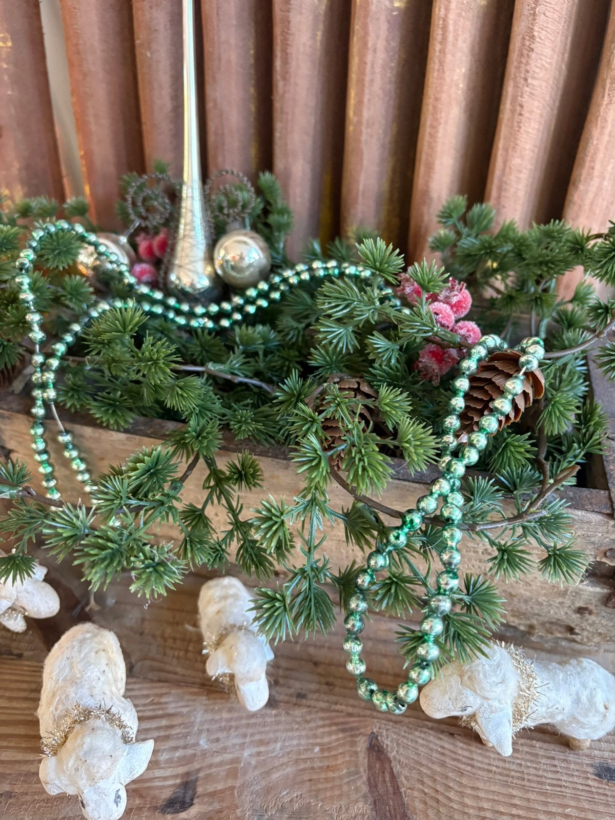 Antieke glas ketting, Ophalen of Verzenden, Gebruikt