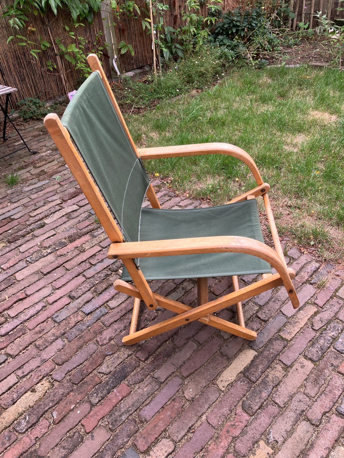 Vintage Reyne klapstoel, Ophalen, Zo goed als nieuw, Hout