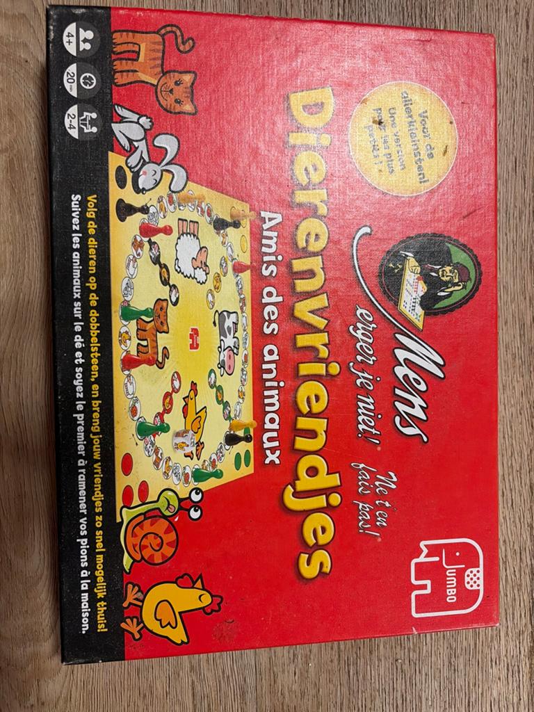 Mens Erger Je Niet! Dierenvriendjes - Jumbo Gezelschapsspel, Hobby en Vrije tijd, Gezelschapsspellen | Bordspellen, Drie of vier spelers