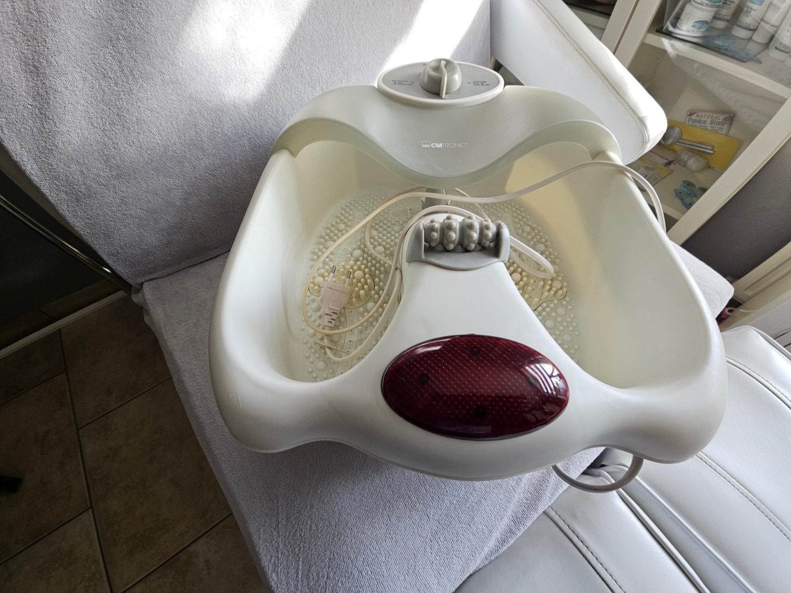 Clatronic Voetenbubbelbad met Infrarood en Massagefunctie, Ophalen, Gebruikt, Hand- en Voetverzorging