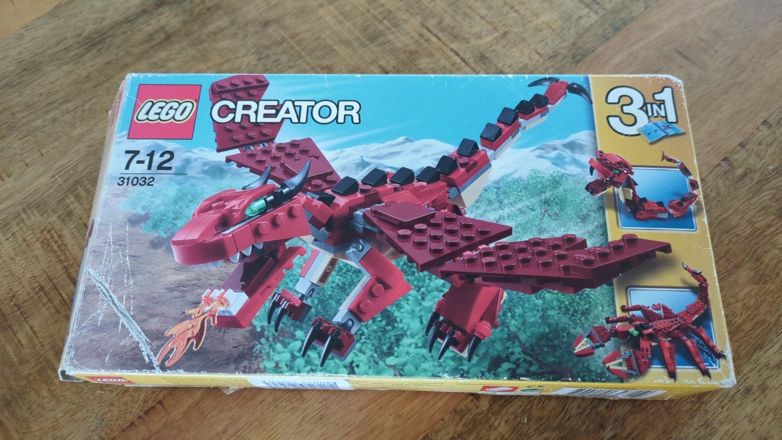 Lego Creator 31032 Rode Draak 3-in-1 set, Ophalen, Inclusief instructies, Lego, Zo goed als nieuw