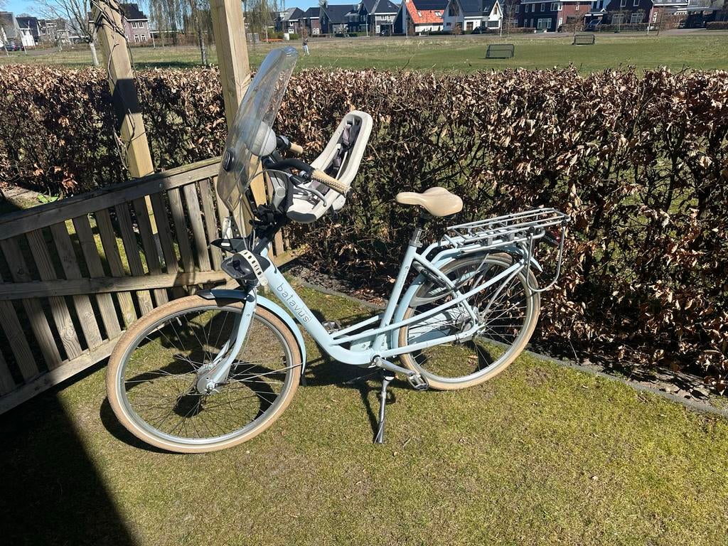 Batavus Inspire mambo moederfiets met Yepp zitje, Ophalen, Buggydrager, Batavus, 1 zitje
