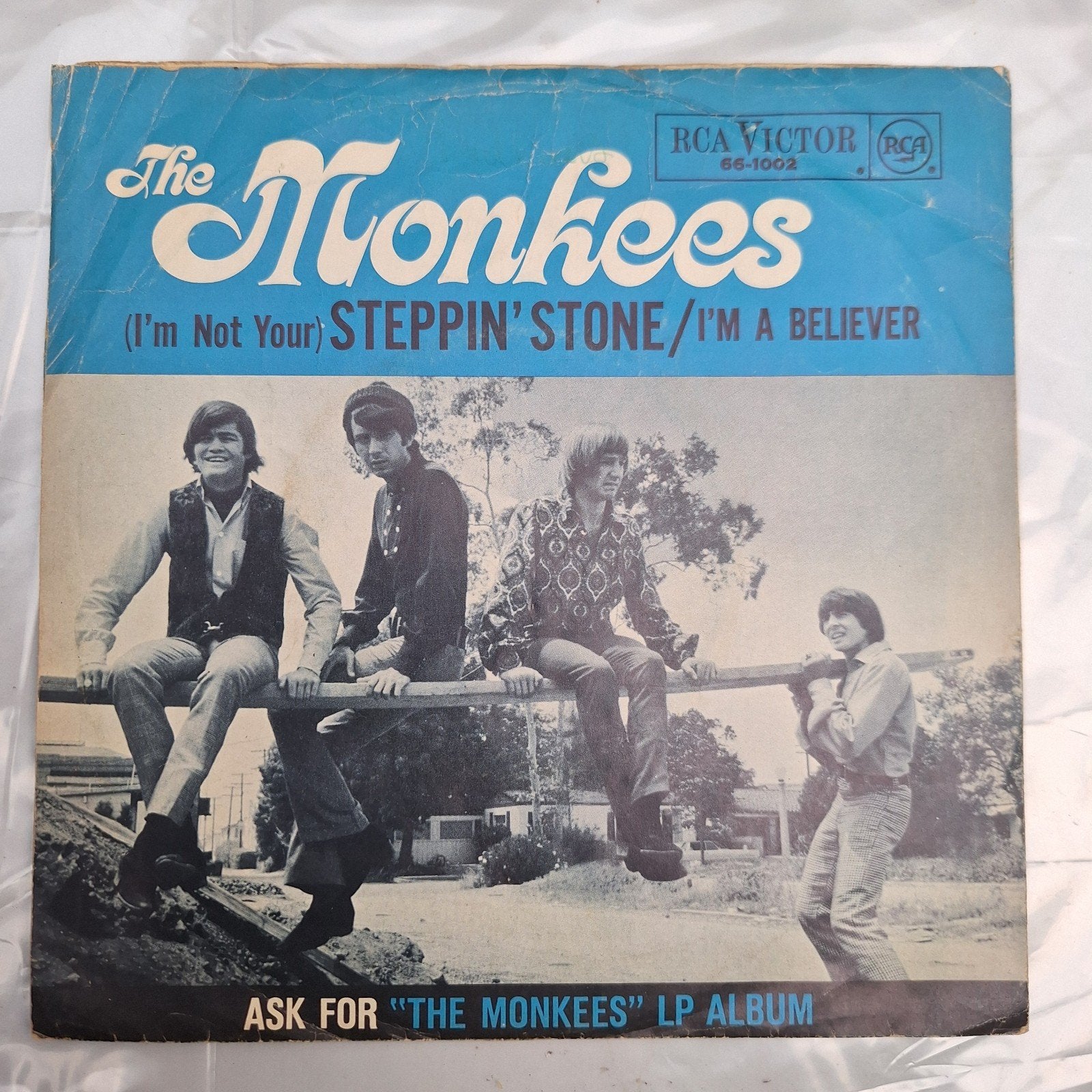 The Monkees - I'm A Believer / (I'm Not Your) Steppin' Stone, Gebruikt, 7 inch, Ophalen of Verzenden, Pop