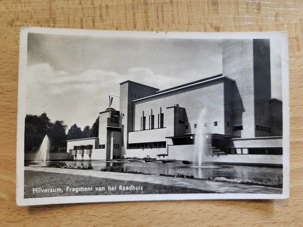 ansicht HILVERSUM Raadhuis Dudok, Ophalen of Verzenden, Voor 1920, Noord-Holland