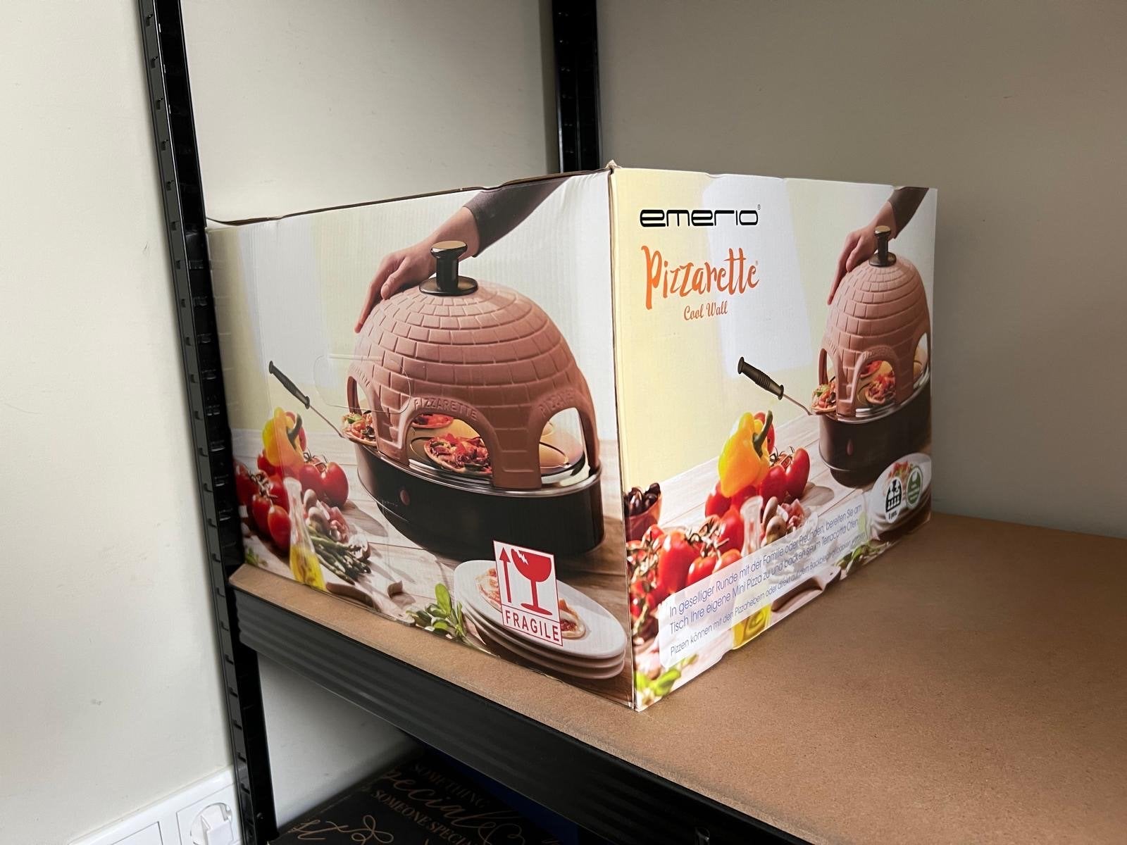 Emerio Pizzarette Cool Wall - Pizzaoven voor 6 personen, Ophalen, Minder dan 45 cm, Overige merken, Pizzaoven