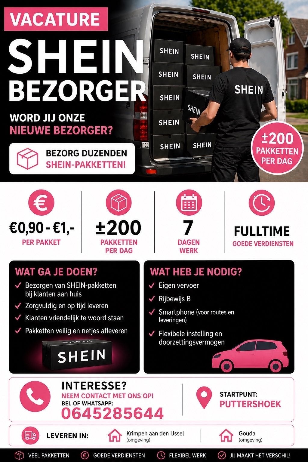 KOERIERS GEZOCHT!!!, Overige niveaus, Starter, Overige vormen