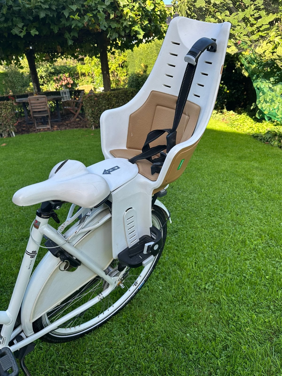 Bobike Maxi Exclusive achterzitje fietszitje met bevestiging, Ophalen, Achterzitje, 9 t/m 36 kg, Gebruikt