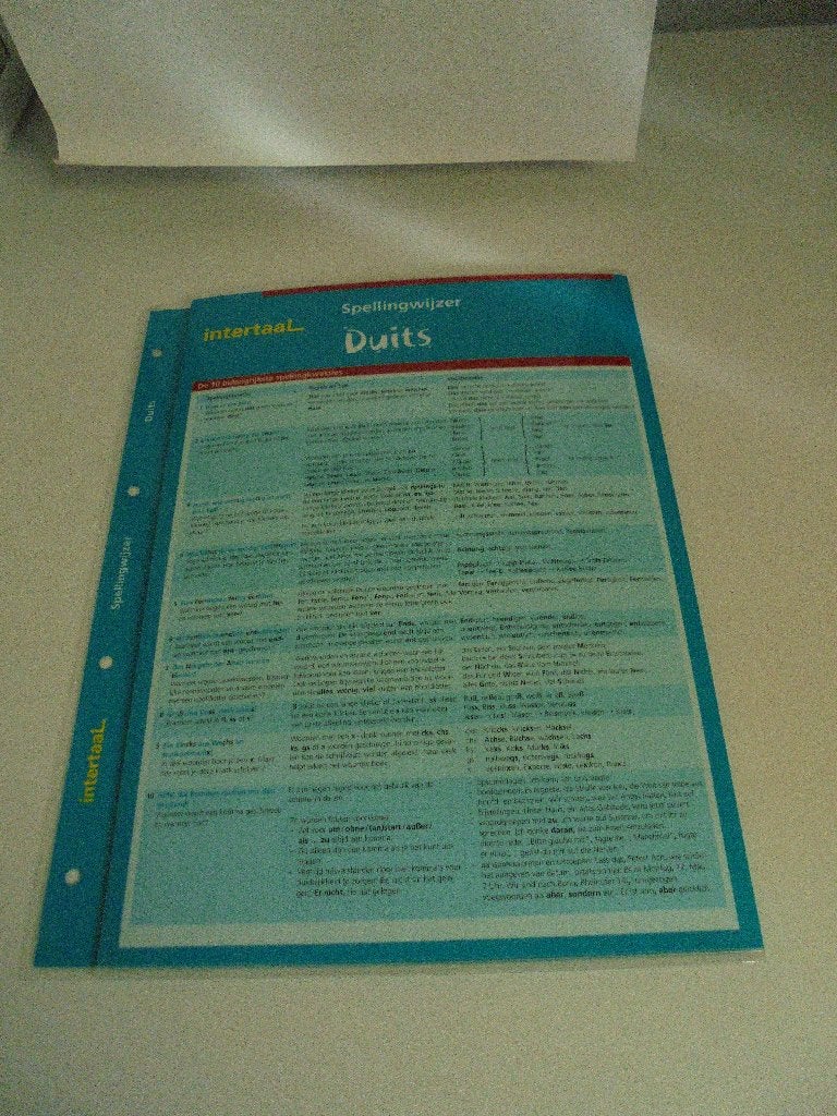 Spellingwijzer duits intertaal nieuw isbn 978 90 5451 7689, Ophalen of Verzenden, Nieuw
