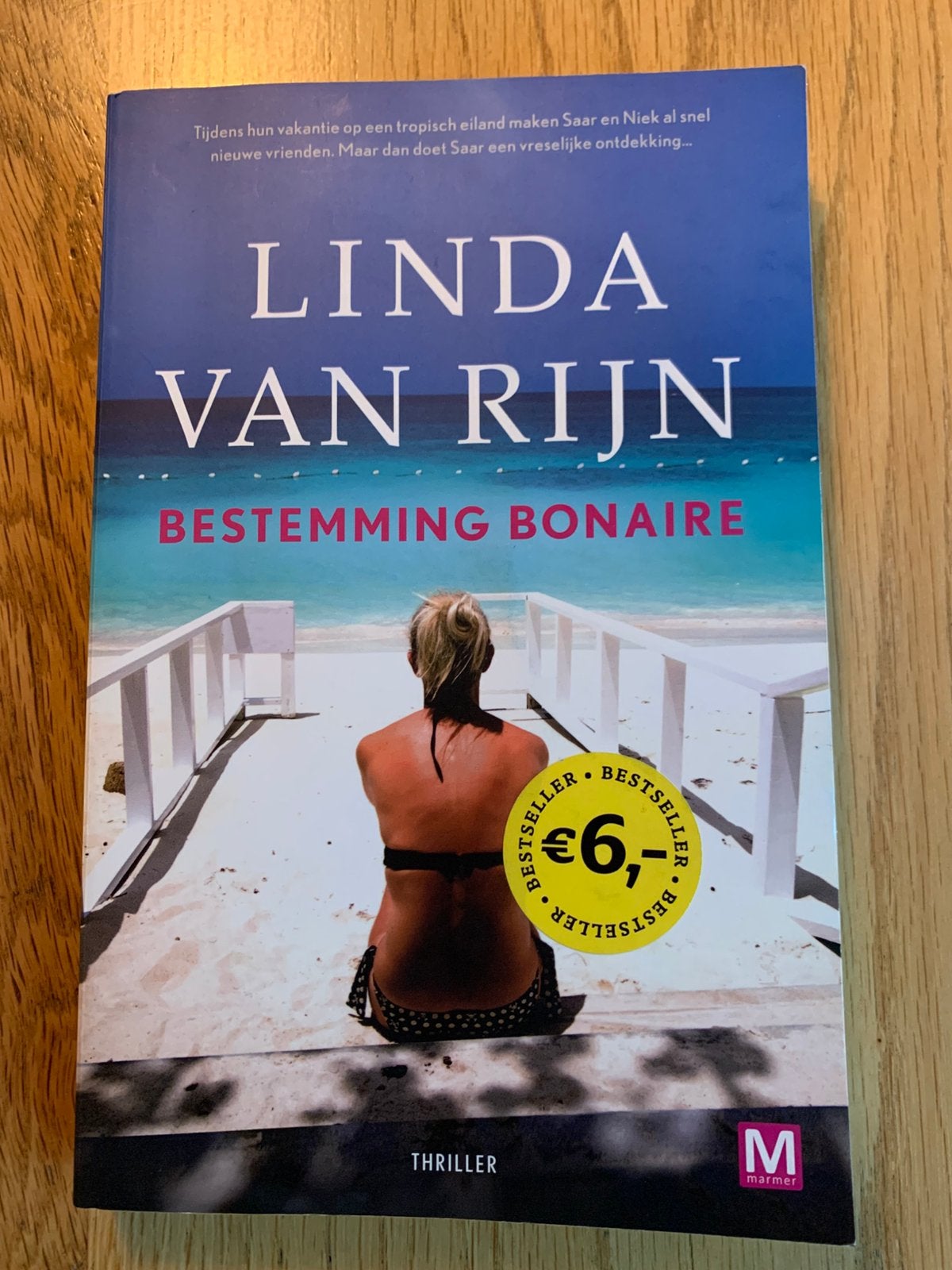 Bestemming Bonaire, Linda van Rijn, Ophalen of Verzenden, Zo goed als nieuw, Nederland