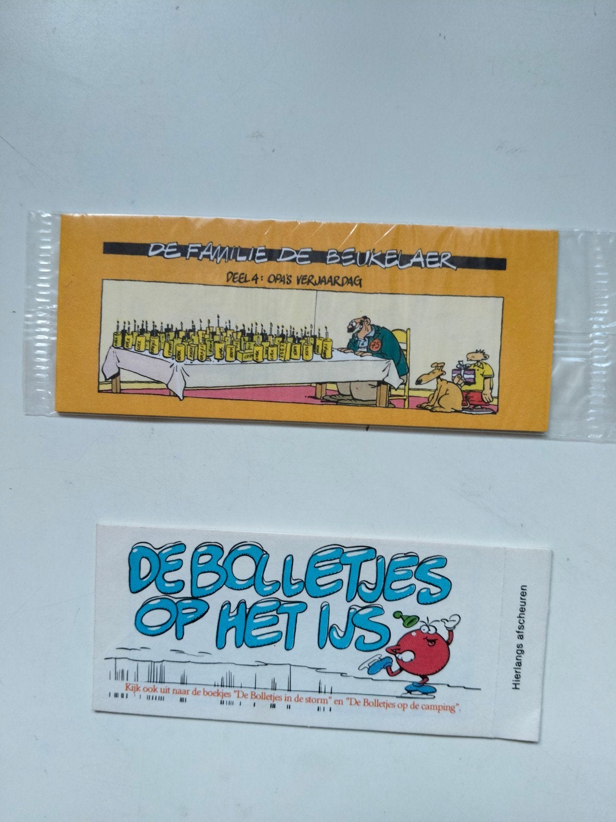 Reclame strips Bolletje en De Beukelaer, Verzenden, Nieuw, Gebruiksvoorwerp