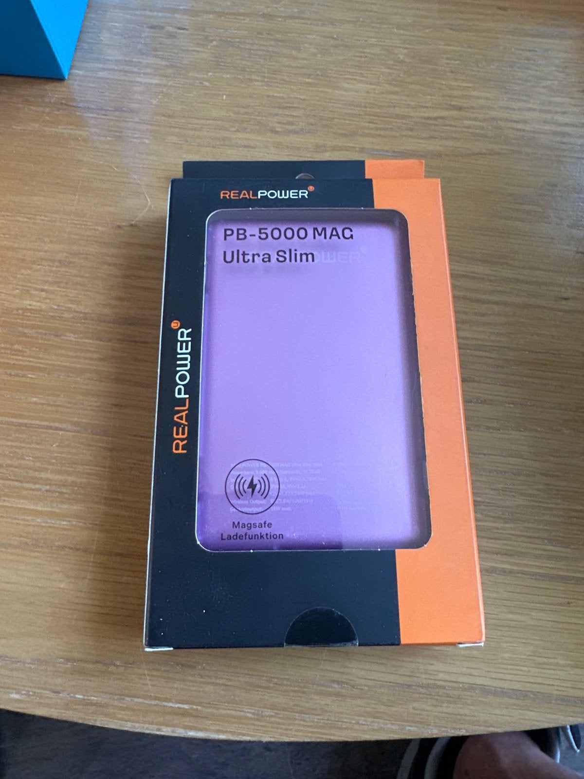 RealPower PB-5000 MAG Powerbank - 5000 mAh - Draadloos - Roz, Ophalen of Verzenden, Nieuw