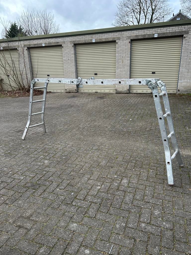 Multifunctionele vouwladder - Handig en compact, Doe-het-zelf en Verbouw, Ladders en Trappen, Ophalen, Gebruikt, Ladder, Opvouwbaar of Inschuifbaar