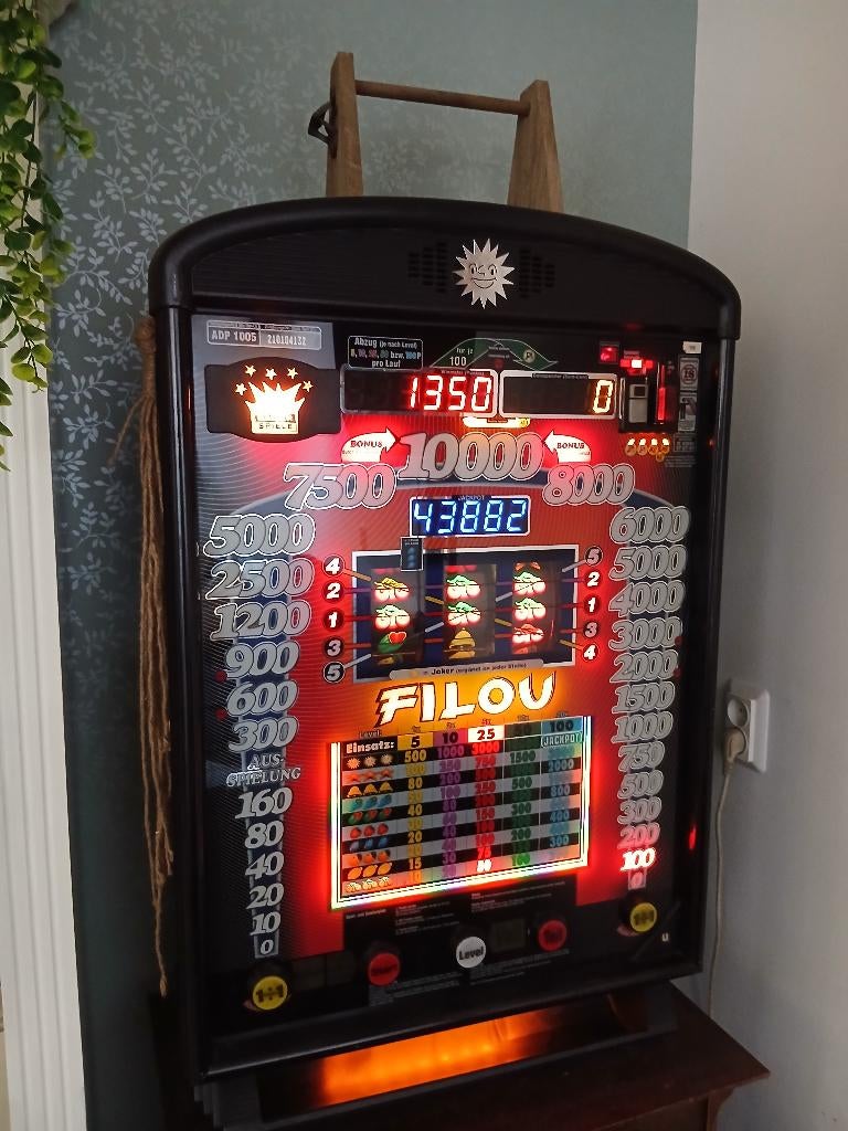 Duitse wand gokkast Filou, Euro, Ophalen, Gebruikt
