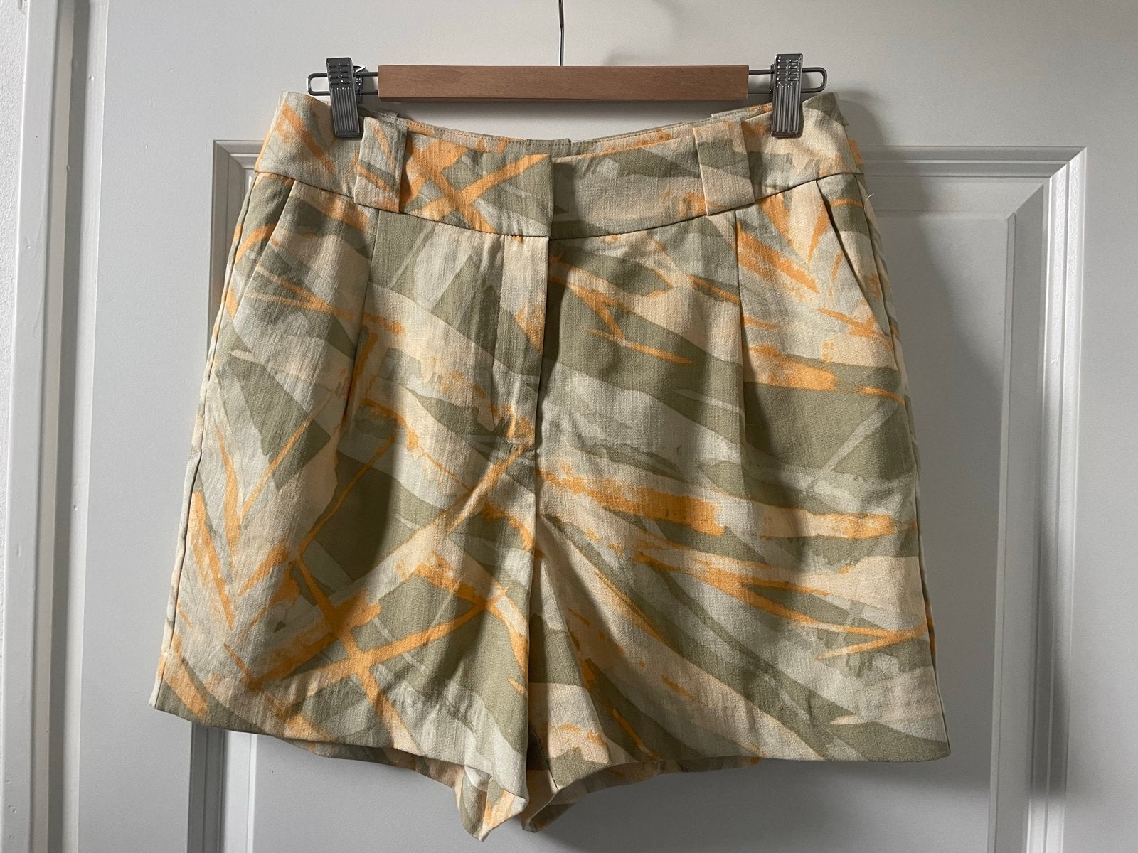 YAYA Dames Shorts Maat 36 - Abstract Patroon, Kort, Beige, Ophalen of Verzenden, Zo goed als nieuw