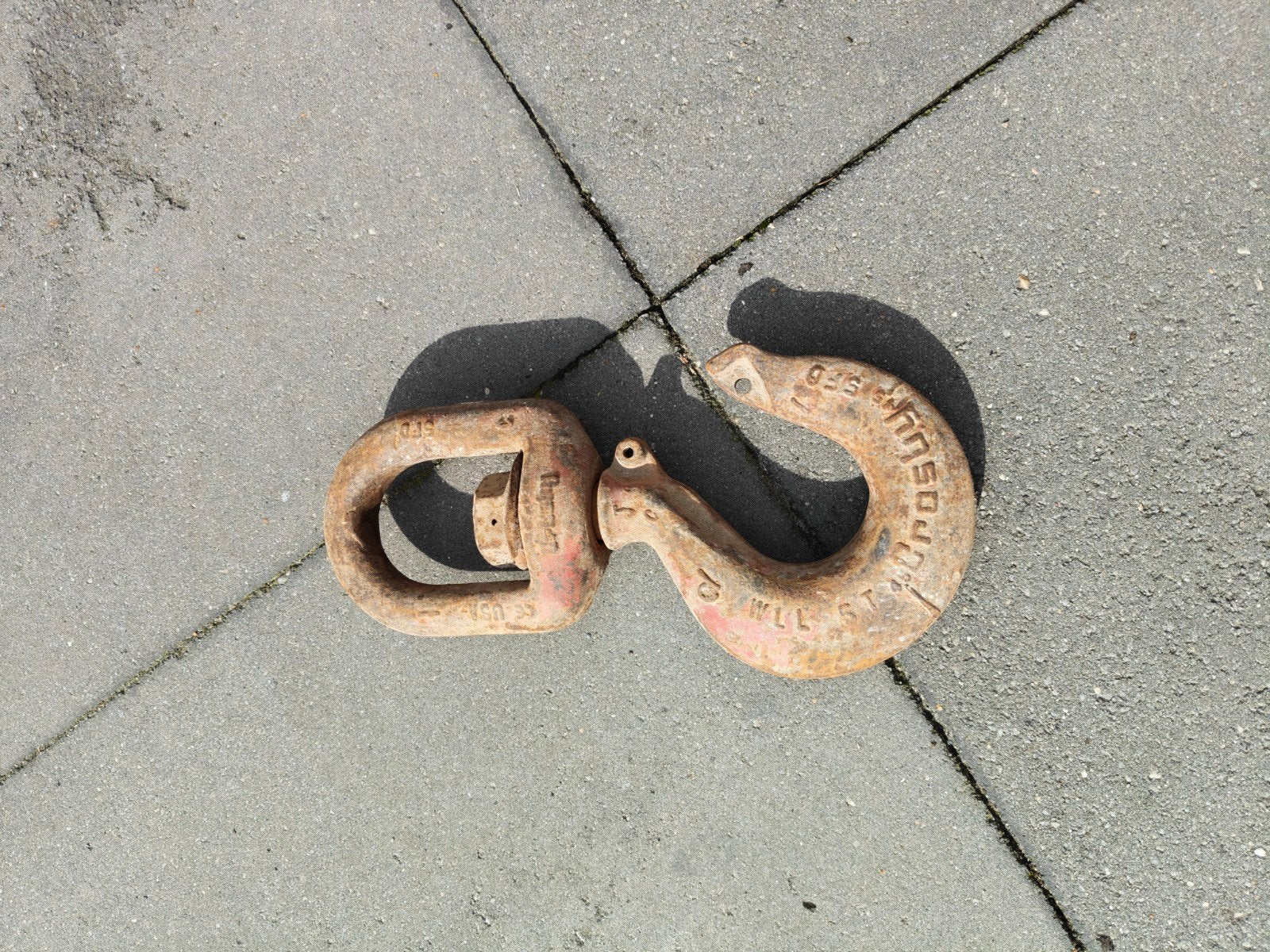 Draaihaak, Ophalen