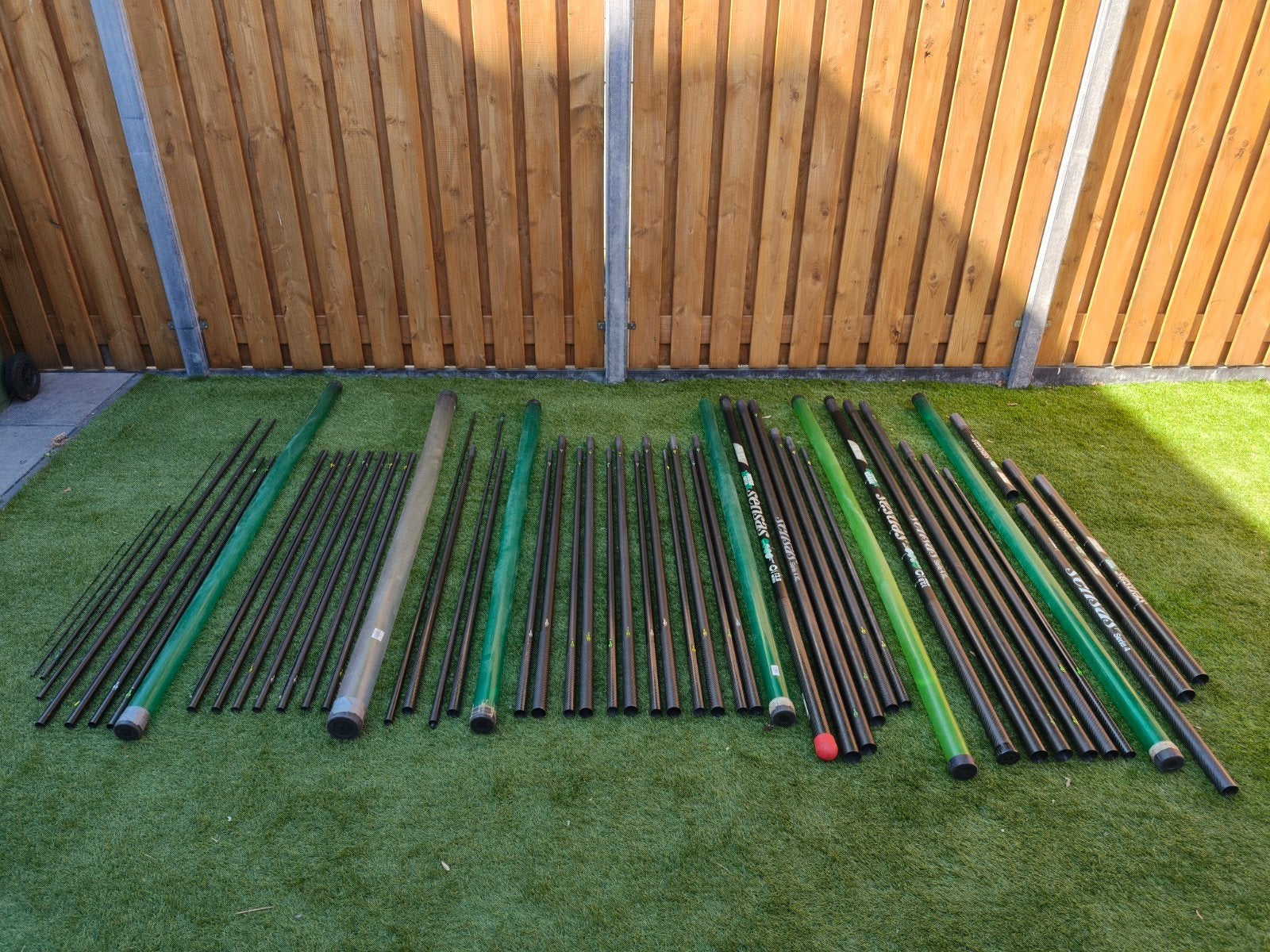 Sensas Power Match 64 XL – zeer complete partij – 2 hengels, Ophalen, Gebruikt, Vaste hengel