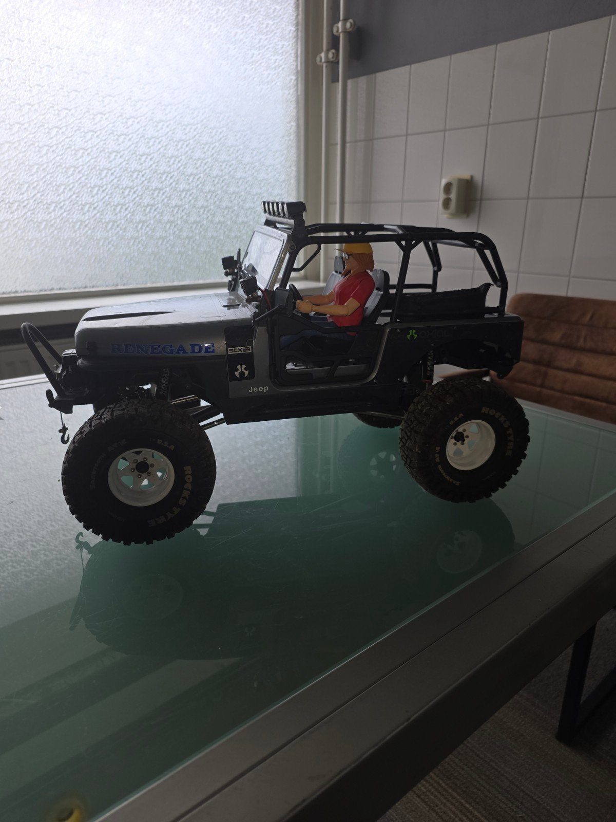 axial scx10.3 cj7 jeep, Ophalen, Schaal 1:10, Elektro, Auto offroad