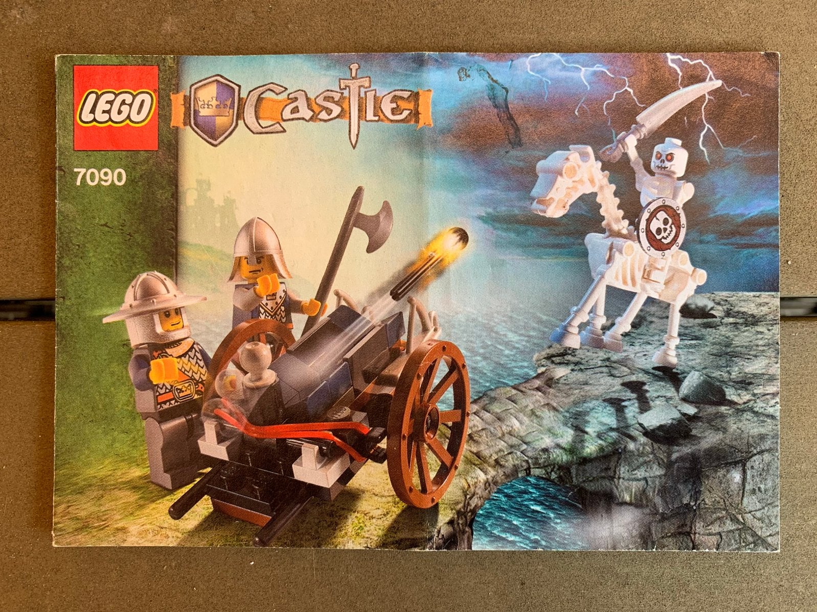Bouwtekening Lego Castle 7090 Crossbow Attack, Lego, Overige typen, Ophalen of Verzenden, Zo goed als nieuw