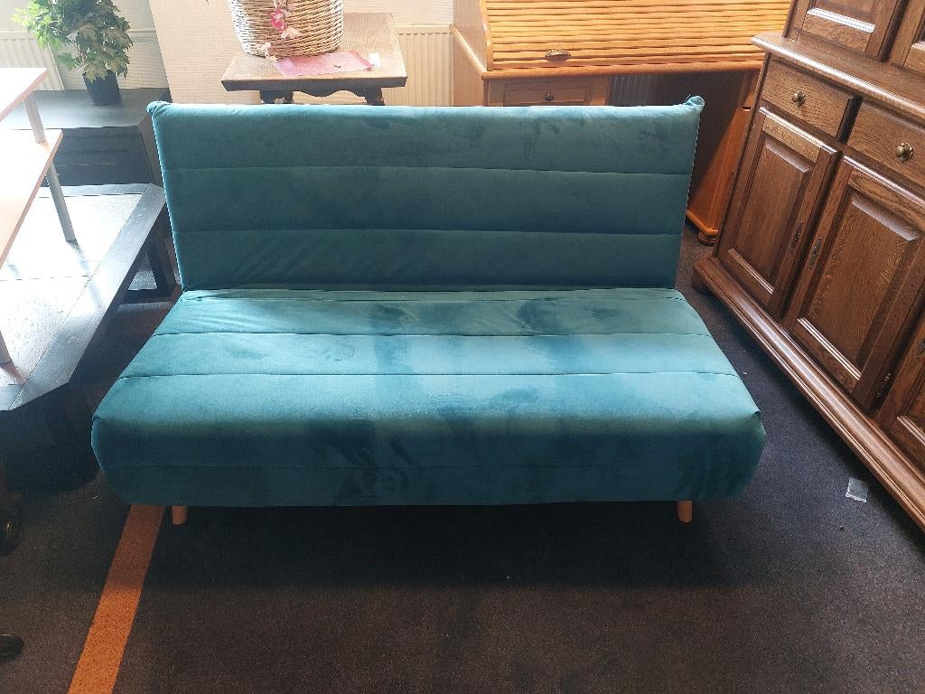 2-zits slaapbank / bedbank ( 500995), Ophalen, Zo goed als nieuw, Tweepersoons, 140 cm