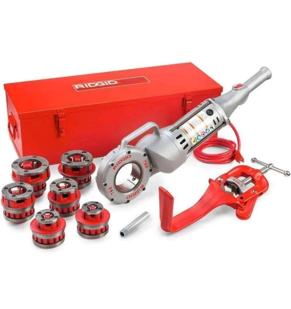 Ridgid 700-C + 141 Draadsnijmachine tot 4 inch complete set, Ophalen