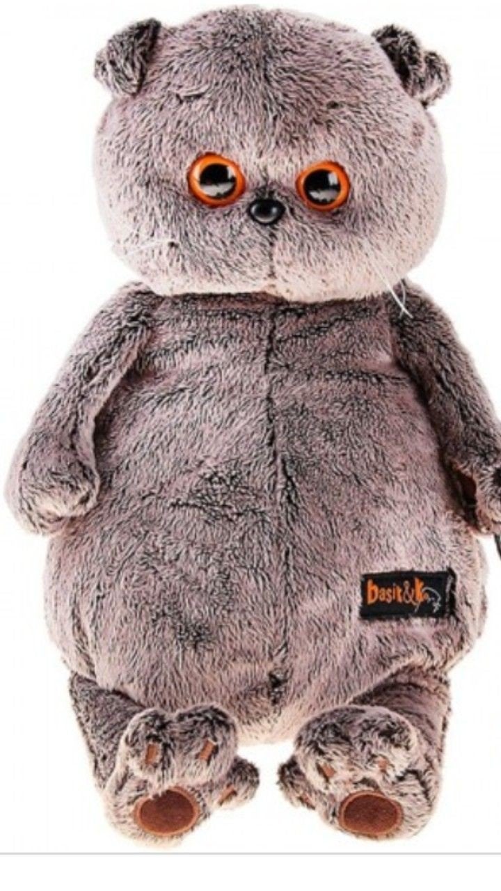 Zachte pluche kat - charmante en knuffelbare vriend, Overige merken, Overige karakters, Grijs, Nieuw