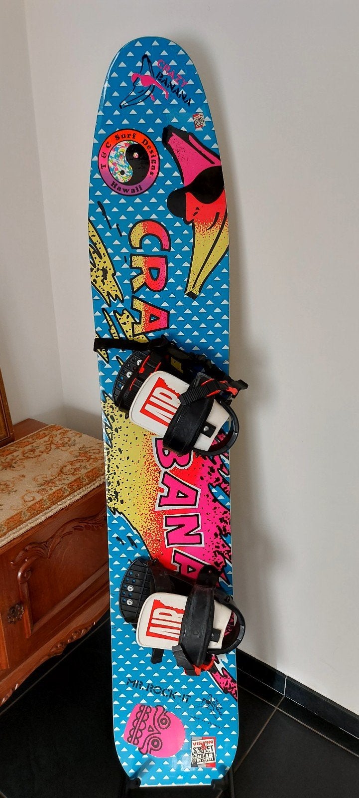 Supercool Vintage Crazy Banana snowboard, Ophalen, Gebruikt, Board