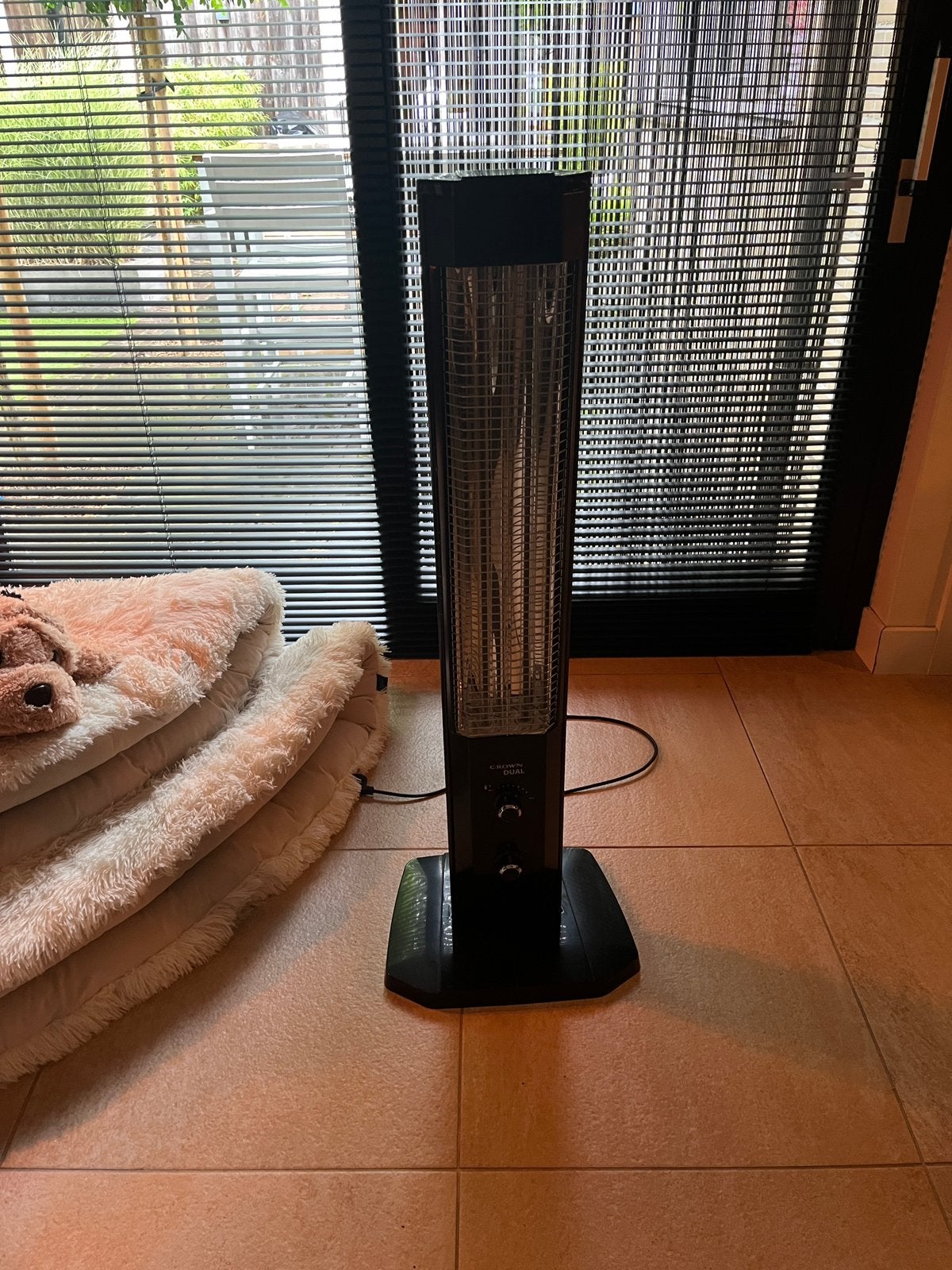 Staande heater 2000w, Tuin en Terras, Ophalen, Gebruikt, Elektrisch, Vloer
