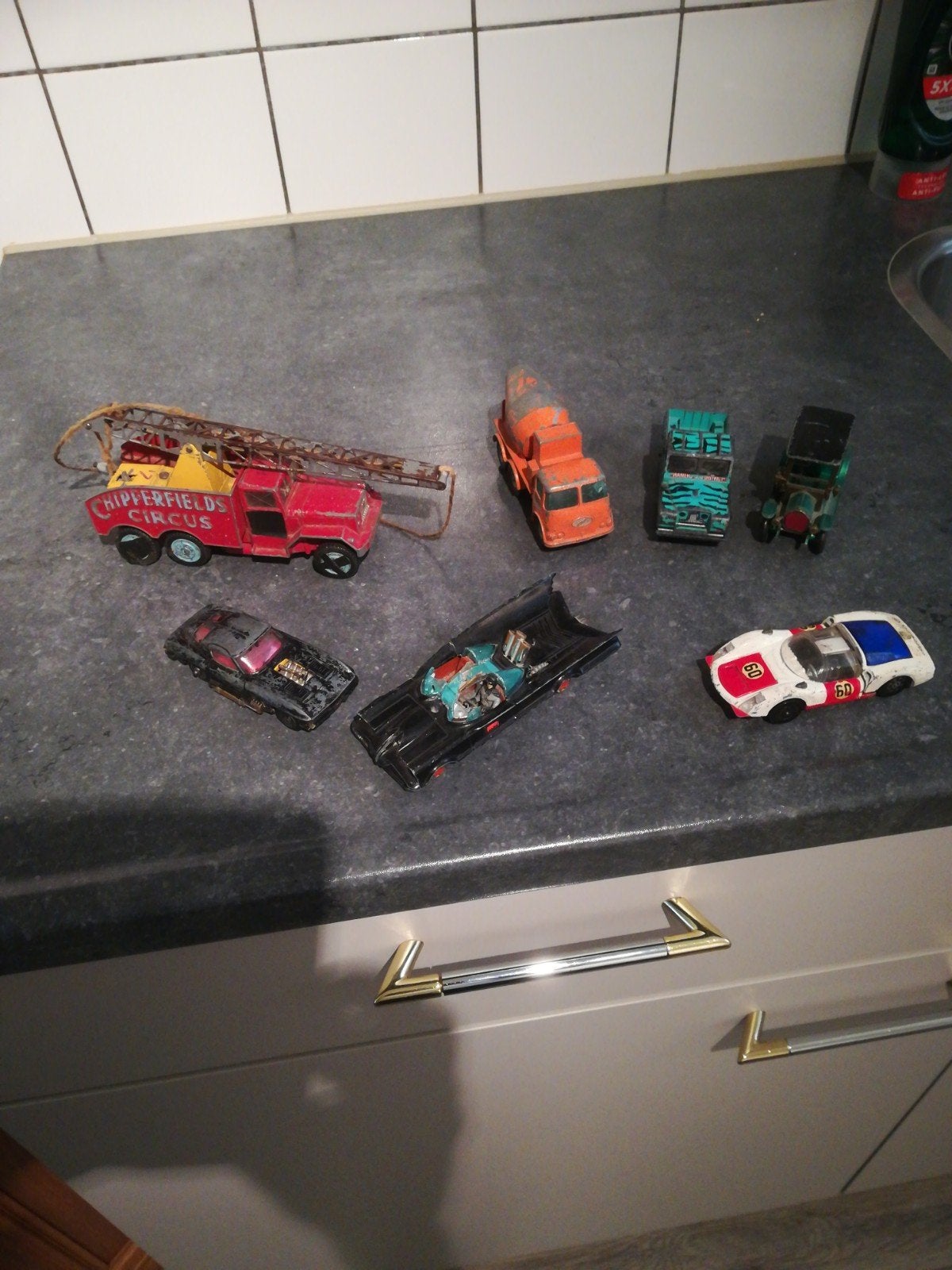 7 oude corgi toys auto'tjes, Ophalen, Gebruikt, Auto, Corgi