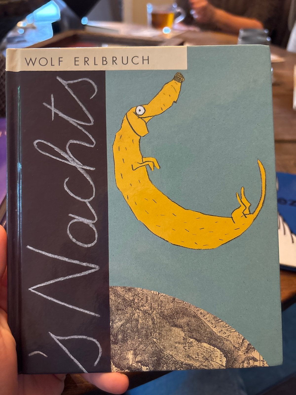 Nachts - Wolf Erlbruch (Kinderboek), Ophalen of Verzenden, Zo goed als nieuw