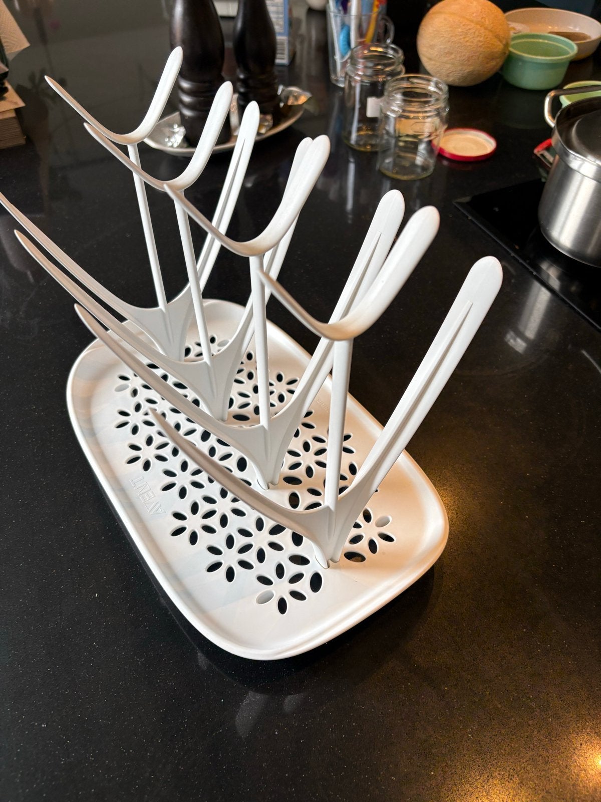 Philips Avent flessenrek / droogrek voor babyflessen, Ophalen of Verzenden, Gebruikt