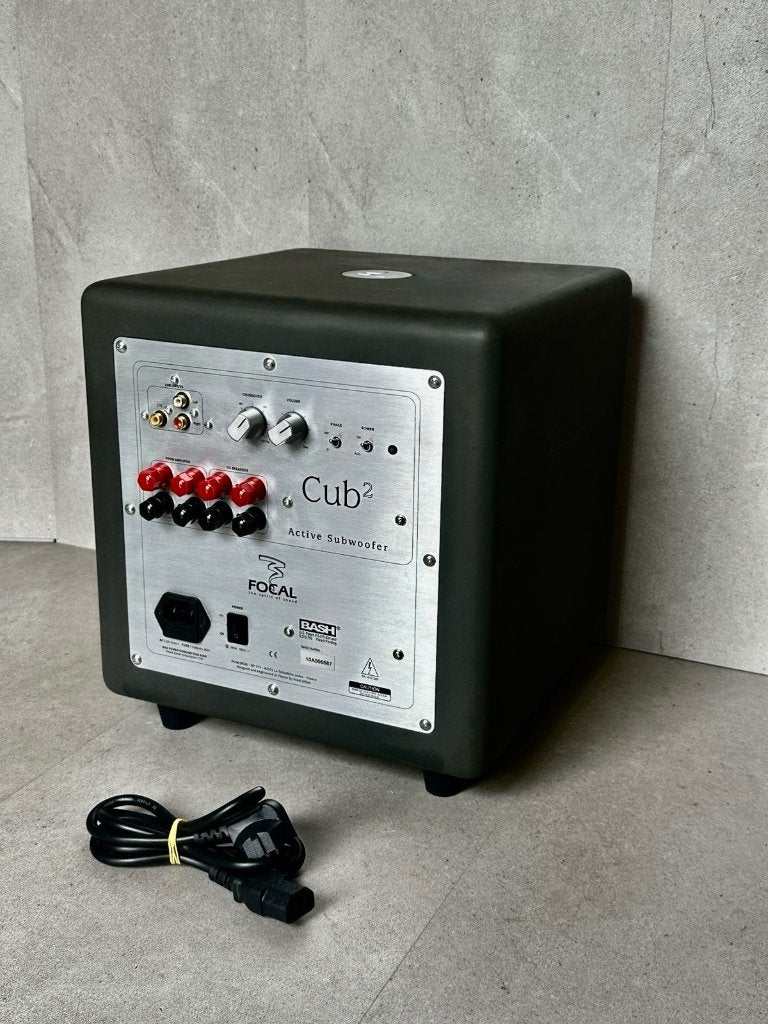 FOCAL JMLab Topklasse Actieve subwoofer CUB2, Audio, Tv en Foto, Luidsprekers, Subwoofer, Zo goed als nieuw, Basreflex, Ophalen