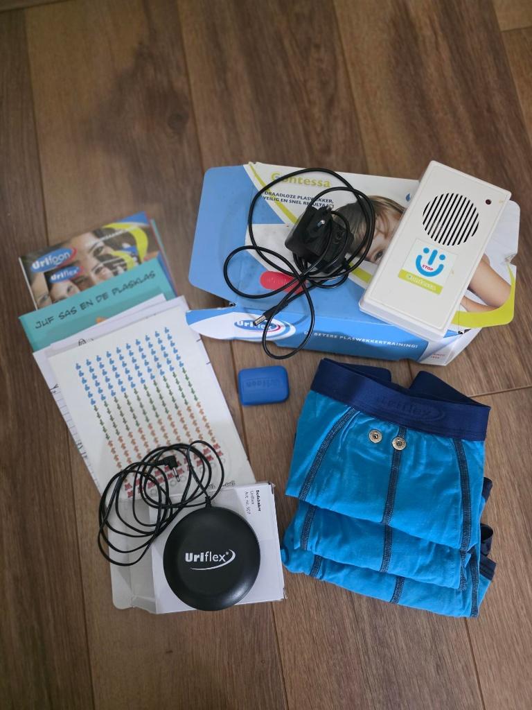 Complete Plaswekker Uriflex met trilalarm, Ophalen of Verzenden, Gebruikt