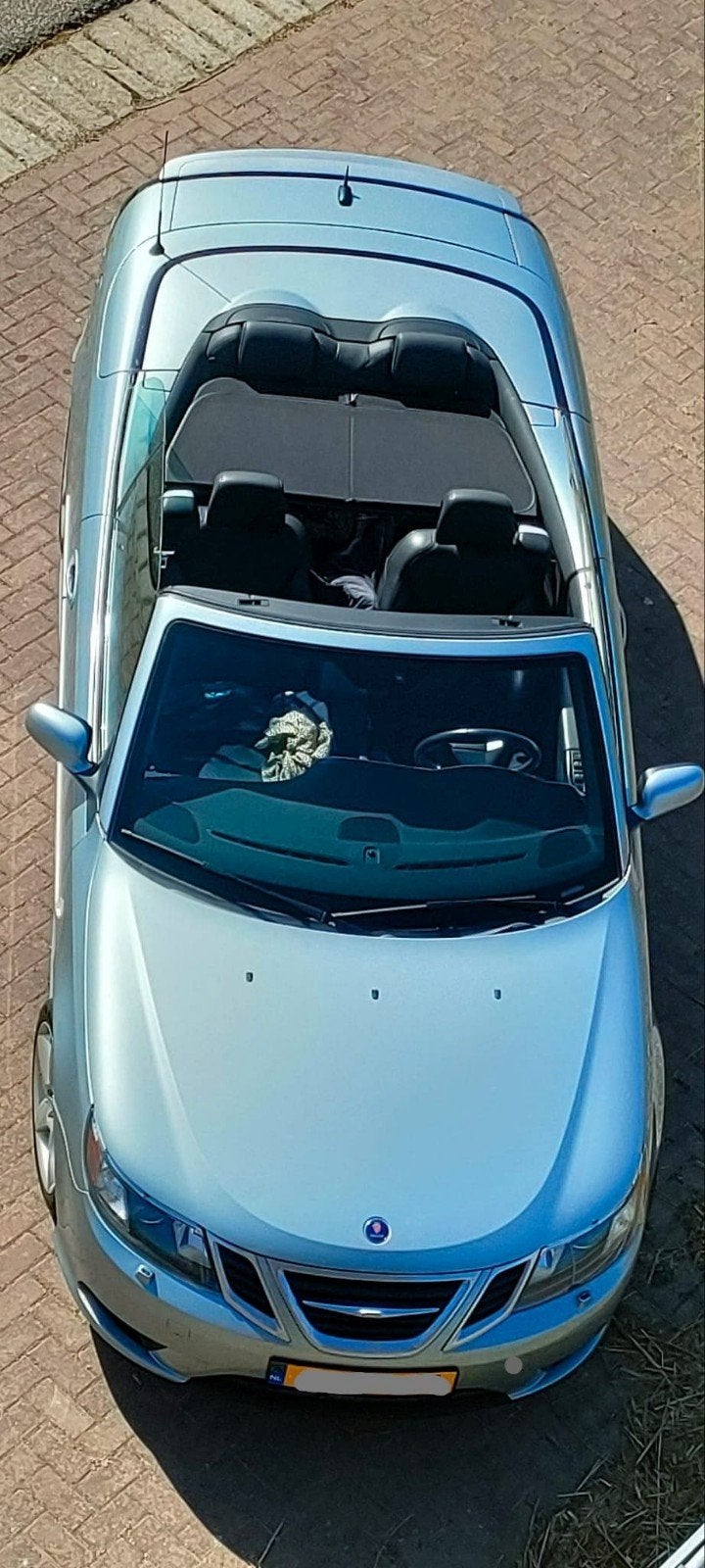 Saab 9-3 2.0T cabrio automatic full options, Auto's, 1998 cc, 4 cilinders, Cabriolet, Blauw