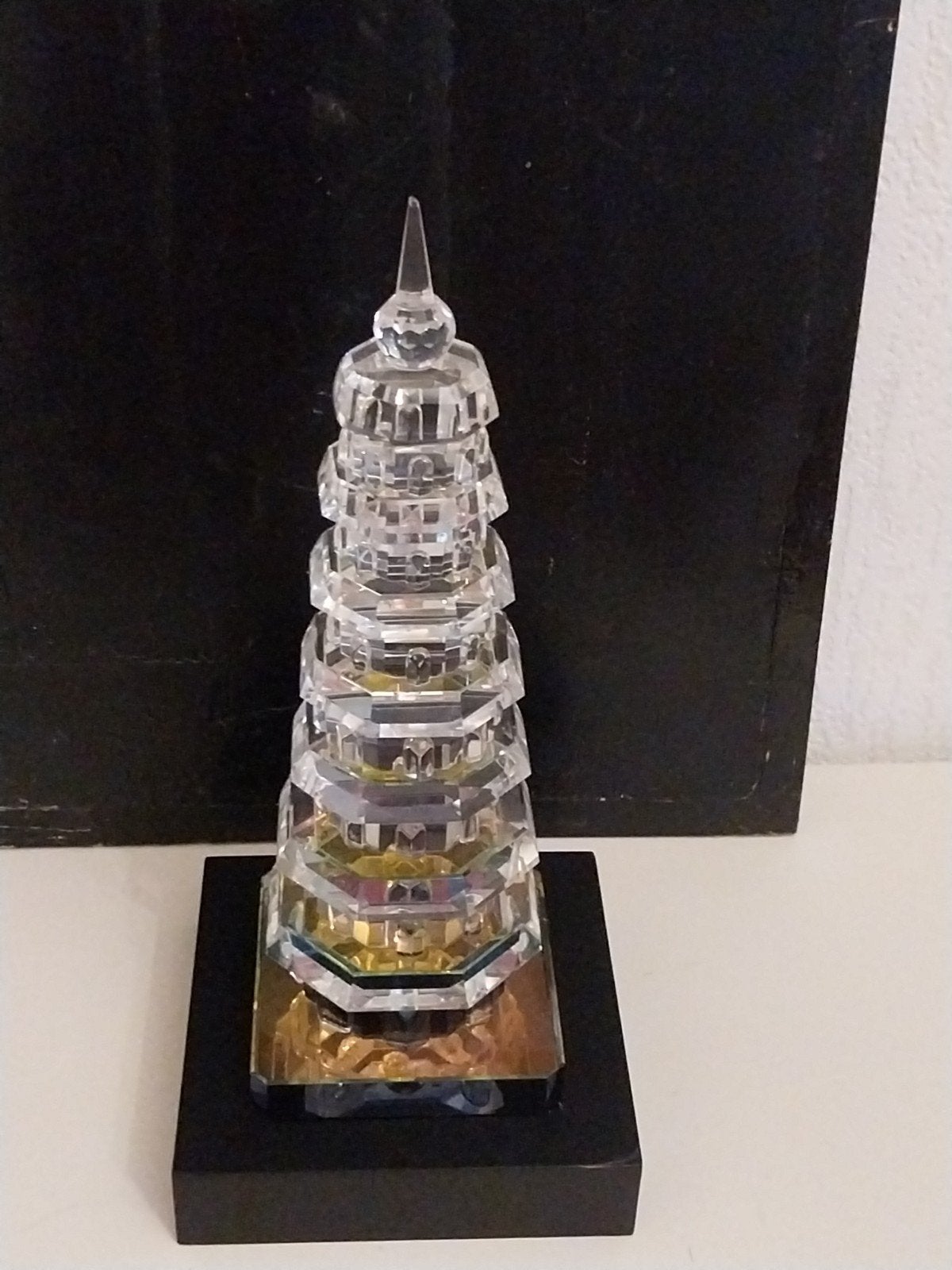 Kristallen Pagode Decoratie - Feng Shui, Antiek en Kunst, Ophalen