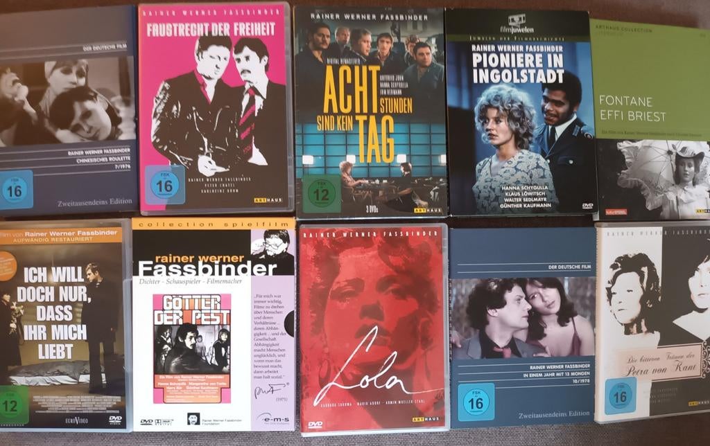 Rainer Werner Fassbinder  13 dvd's ZELDZAAM, Cd's en Dvd's, Dvd's | Filmhuis, Vanaf 16 jaar, Ophalen of Verzenden, Zo goed als nieuw