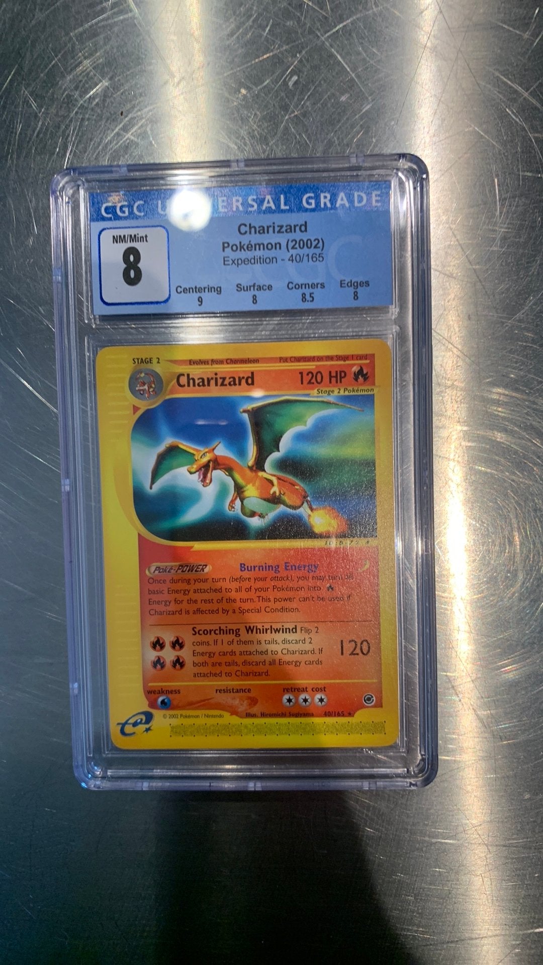 Charizard #40 Pokemon Expedition, Ophalen of Verzenden, Zo goed als nieuw