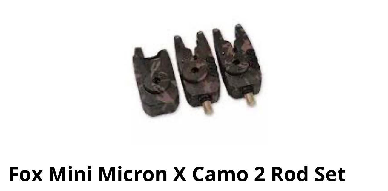 2 plus 1 set fox micron X camo nette staat 2 rod set, Ophalen of Verzenden, Zo goed als nieuw, Overige typen