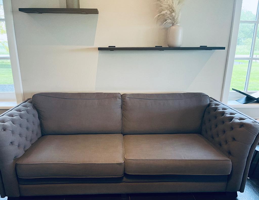 Olav bank landelijk, Huis en Inrichting, Ophalen, Gebruikt, 75 tot 100 cm, Rechte bank